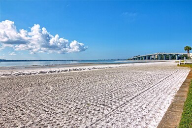 Private beach