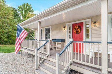 Great porch to welcome friends and family.