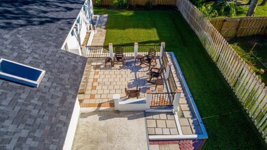 Aerial view patio