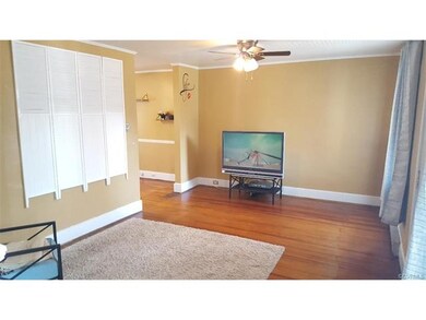 Hardwood floors in Living Room.