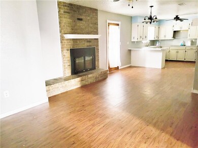 Second living space off of the kitchen