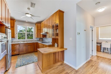 Left living area kitchen.