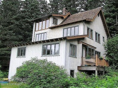 Rear view of house