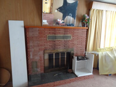 Fireplace in living room