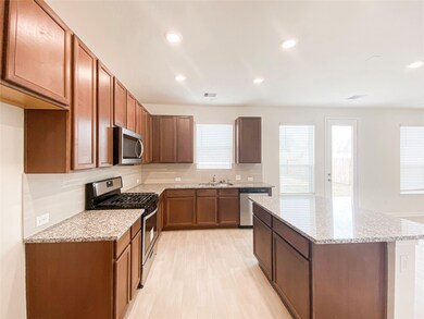 Kitchen with granite countertop