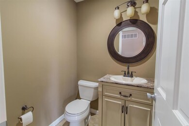 Main floor hall half bathroom