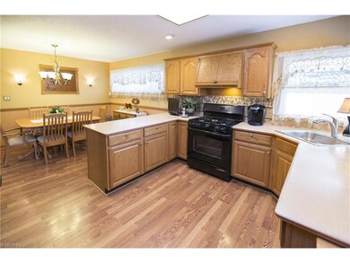 Wide open kitchen with separate dining area.  Plen