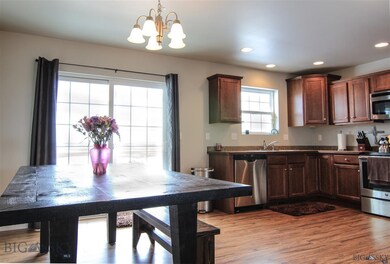 Dining area with patio access for summer evenings