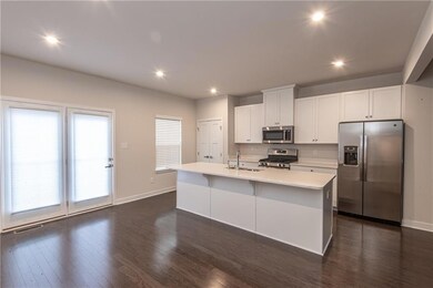View of the kitchen from the dining or sitting are
