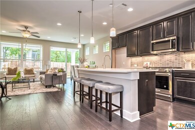 Luxurious gourmet center Island kitchen, open to d