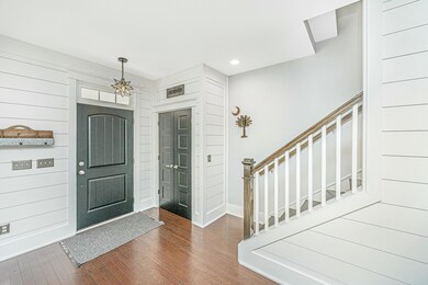 Foyer with coat closet