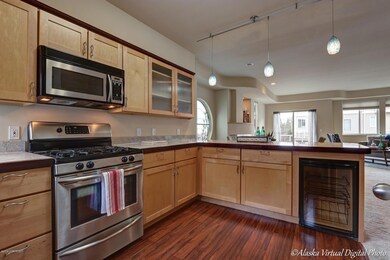 Gas cooktop and ample counter space!