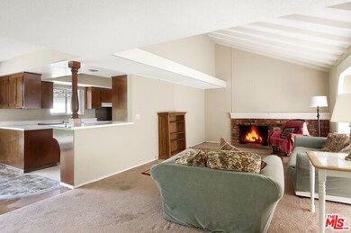 Living Room with Kitchen View