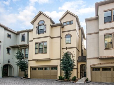 3 story, 3 bedroom 3 and half bathroom home, with huge den on 3rd floor and an elevator shaft ready, in the sought after Houston Galleria prime location