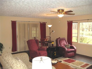 The main house has a very comfortable family room 