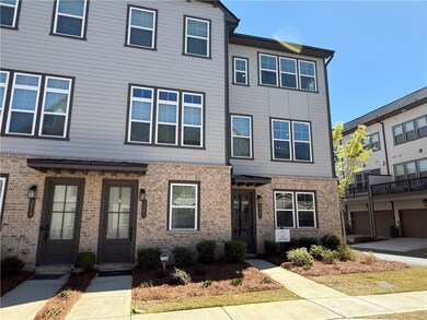 Multi unit property featuring brick siding