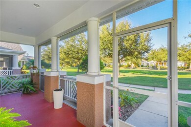 Screened 3/4 wrap around porch