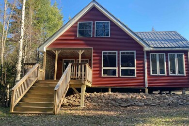 House front in early spring