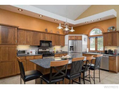 Kitchen. Granite counters, cherry cabinets, wonder