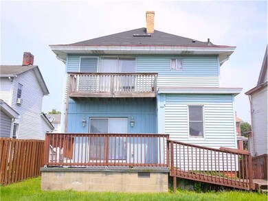 Exterior Back. See the Charming Balcony off the Ma