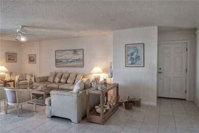 Front door leads in this cozy penthouse apartment.