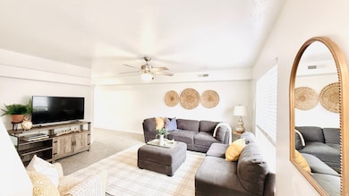 Update paint, ceiling fans and pretty front door are just a few nice features that differentiate this townhome from others in development.