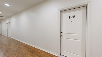 View of exterior entry with visible vents