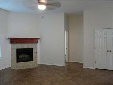 Living Room. Living room with gas fireplace and do