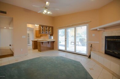 From Family room into kitchen view