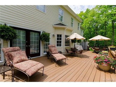 Step out the French doors to two levels of outdoor