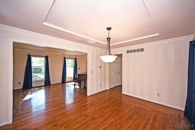 Gorgeous hardwood floors throughout formal living area and dining room