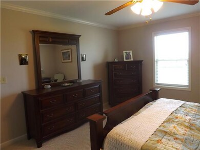 The master suite has plenty of room for many pieces of furniture plus room to move around in!