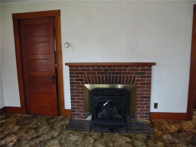 Close up of propane fireplace