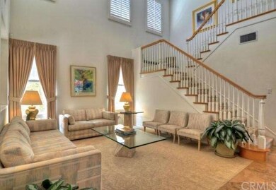 View of formal living room from foyer