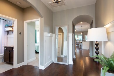 Open foyer with 2 bedrooms and full bathroom located to the left. 