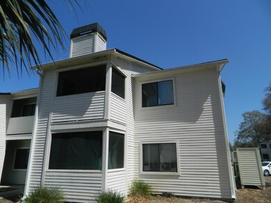 Exterior Upstairs End Unit