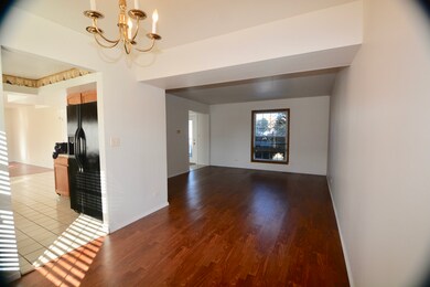 Dining room open to living room and with access to