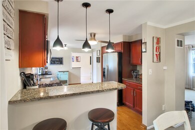 Kitchen view from Dining