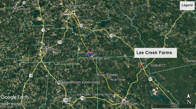Lee Creek Farms location map