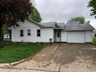 South side of the property and entrance to the gar