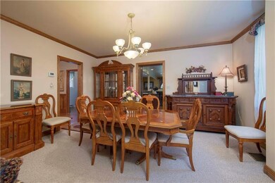 Formal Dining Room that is open to the living room
