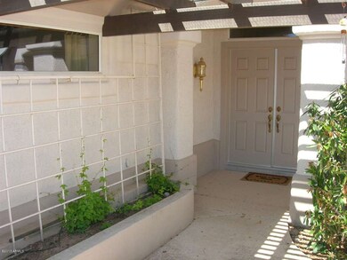 Courtyard leading to entry