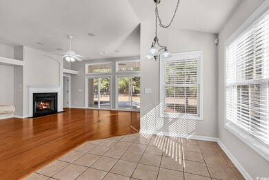 Unfurnished living room with a fireplace with flus