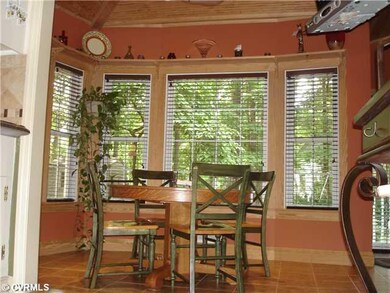 Breakfast Nook - Sunny breakfast nook with tile fl