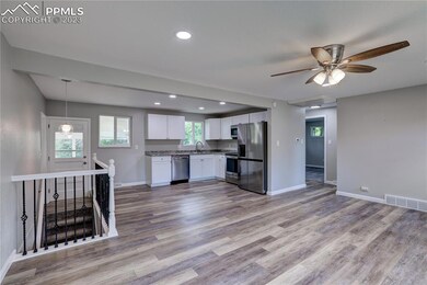 Open concept living and kitchen