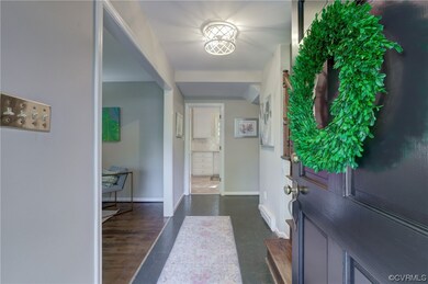 Light and bright inviting foyer.