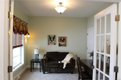 Home Office or Den also has a private entrance...