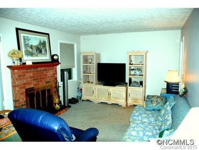 Family room just off kitchen