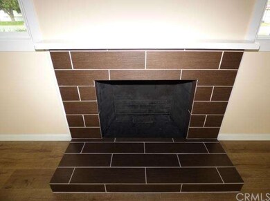 Ceramic Tiles on Fireplace.