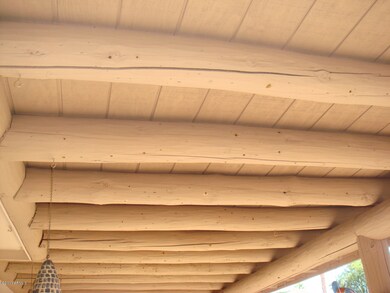 Ceiling detail at patio